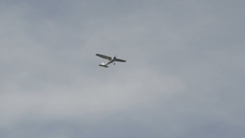 Video Clip of a Flying Aircraft