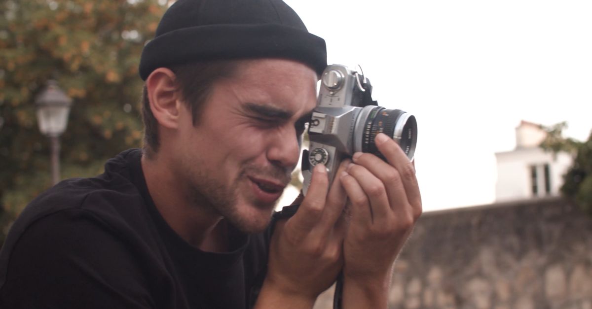 Men Click Camera Focus Man Clicking Picture with his Cannon Camera Free Stock Video Footage ...