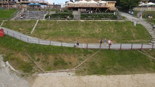 Drone view of Beautiful and Vast Resort