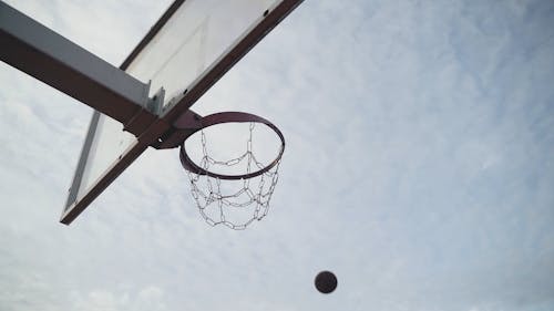 Shooting A Basketball In The Hoop