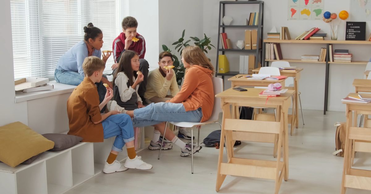 Students Having Their Recess Inside The Classroom · Free Stock Video