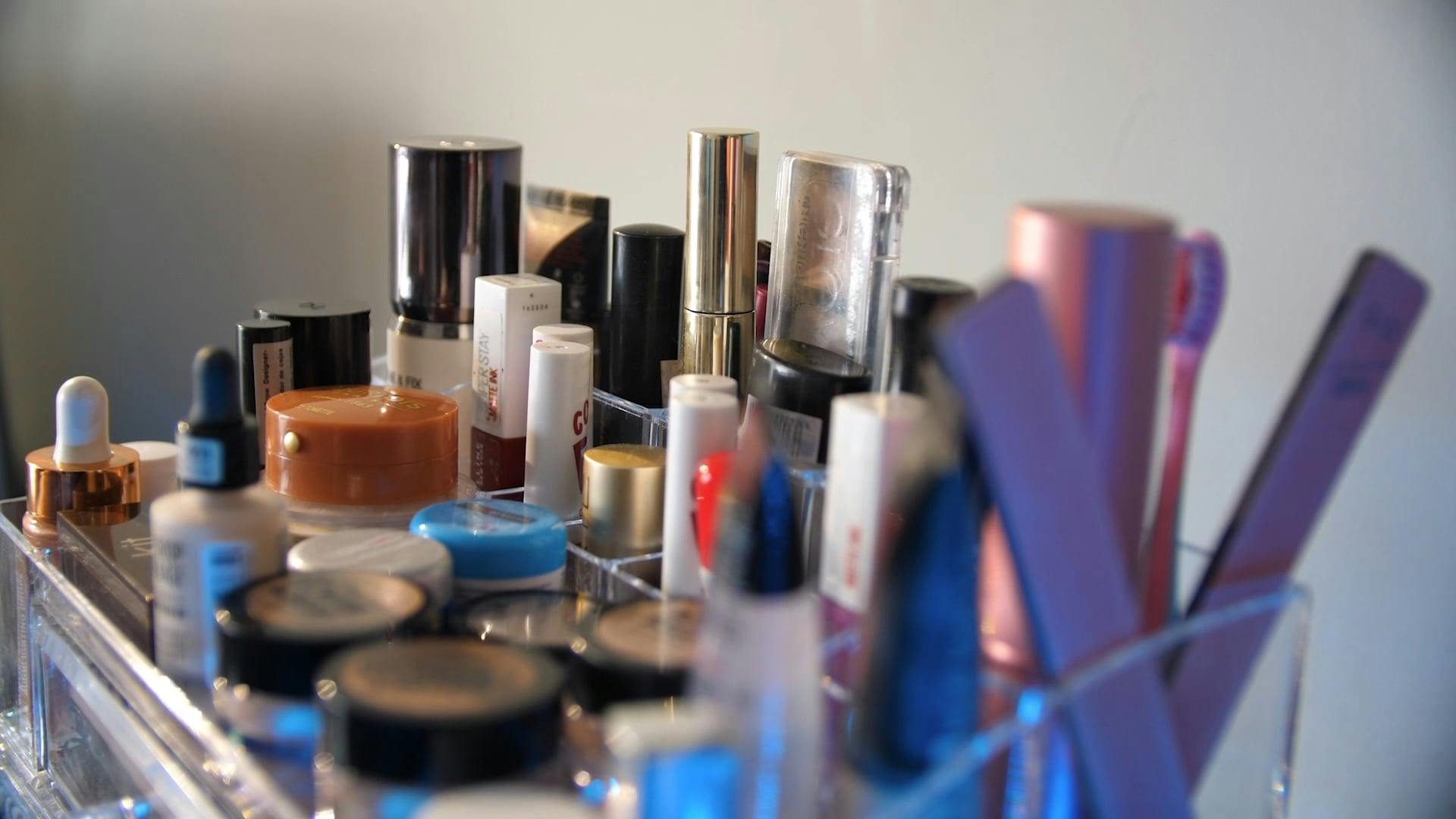 Close-Up View of Person Getting a Nail File · Free Stock Video