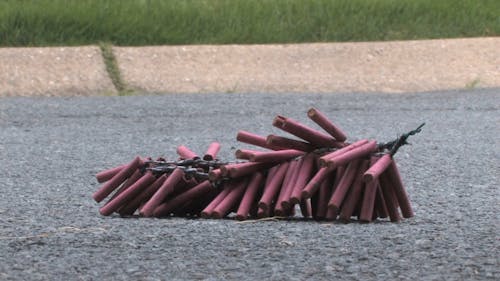 Fireworks on the Ground