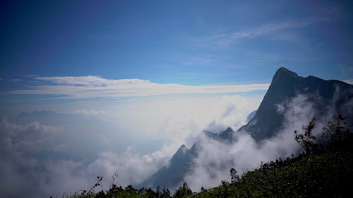 Time Lapse Footage of a Mountain