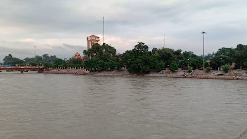 Water Flowing in the RIver