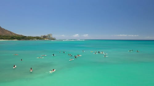 Aerial Footage of an Ocean