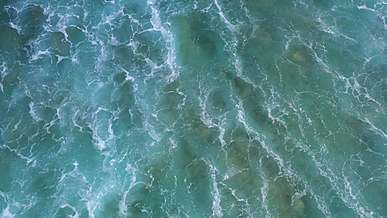 top view of a waves
