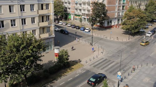 Vehicles Passing an Intersection