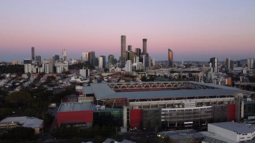 Aerial Video of Suncorp Stadium Brisbane