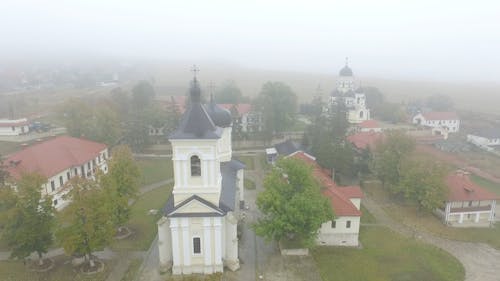 Aerial View of Beautiful Ancient Church