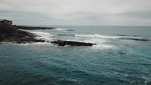 Drone Footage of a Ocean