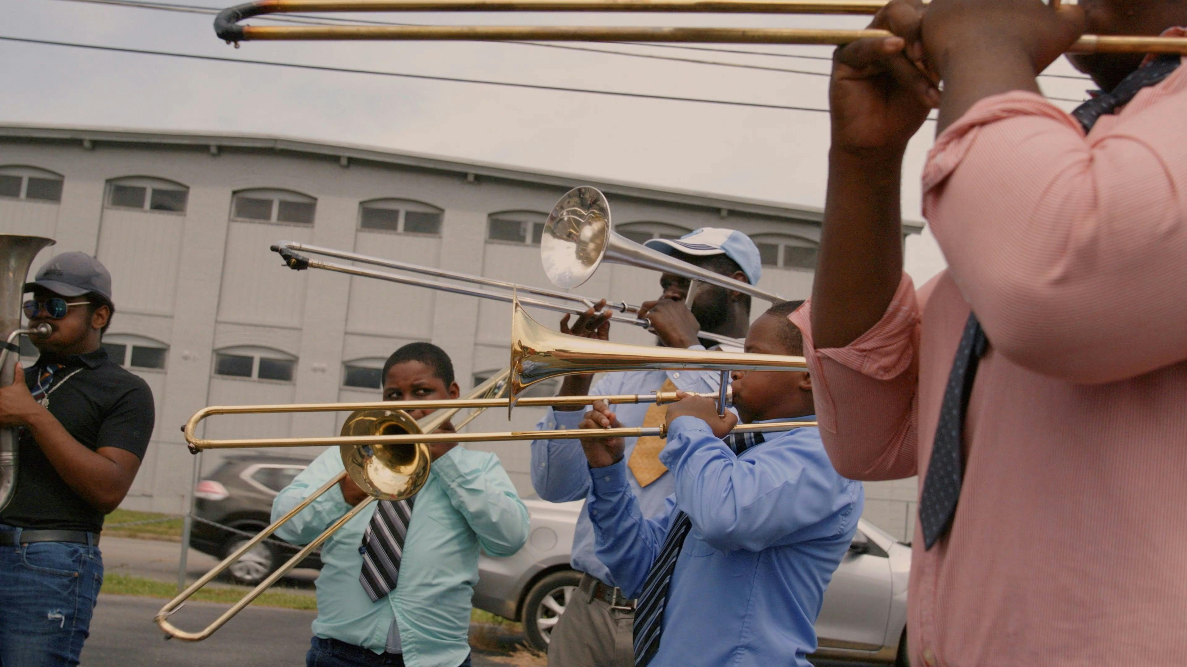 Person Playing a Trombone · Free Stock Video