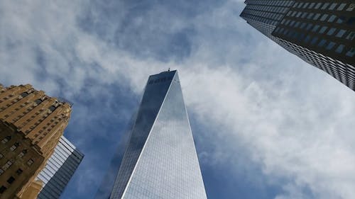 Footage of a City Buildings 