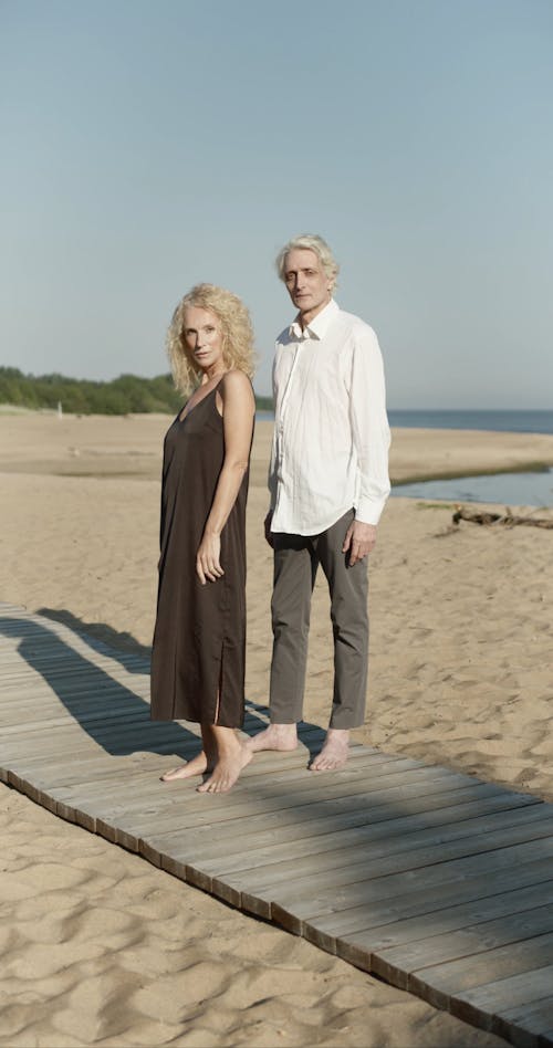 A Couple by the Beach