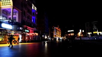 夜晚街道行人商业街视频素材高清视频视频素材