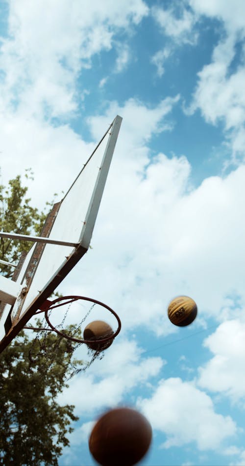 Shooting Basketballs at the Same Time