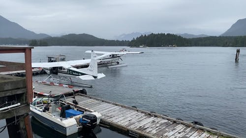 Aircrafts Docked on the Port