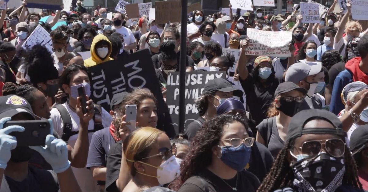 Protest Or Rally A Group of Activists Holding A Protest Rally Free Stock Video Footage ...