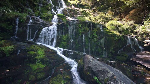 Beautiful Cascading Waterfall