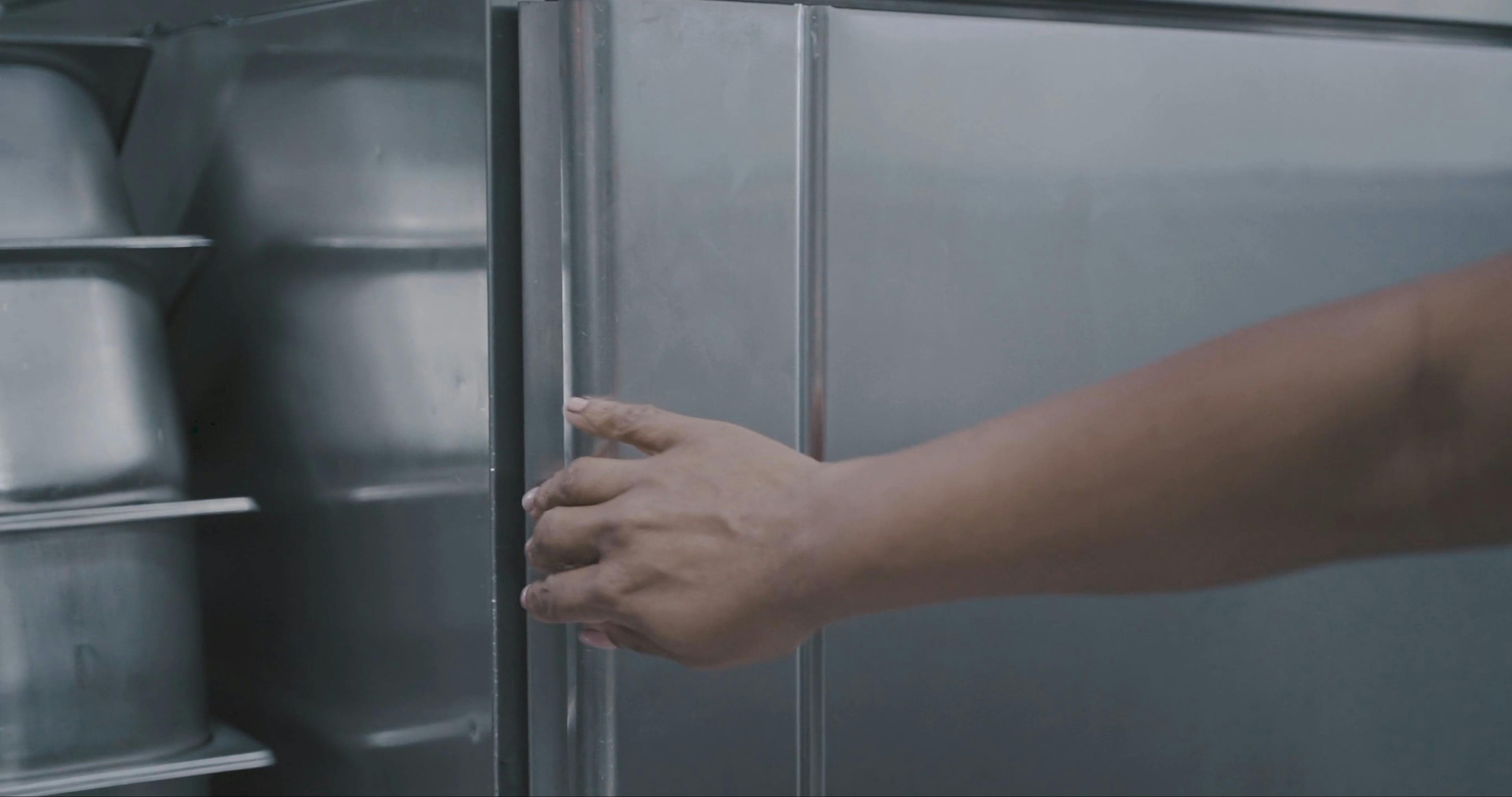 A Person Getting Ice Cream Cake from the Freezer · Free Stock Video