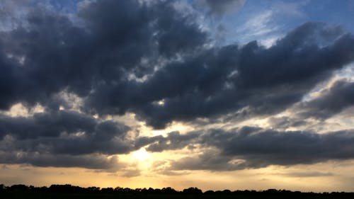 A Time Lapse Video of a Sunset