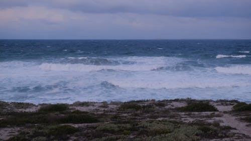 Crashing Waves on the Shore