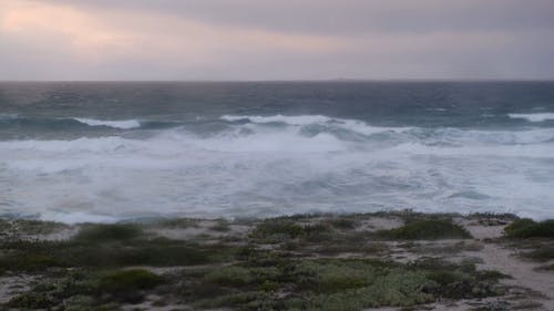 Time Lapse Footage of a Sea Water