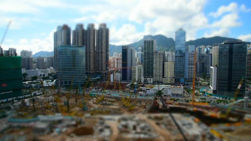 Time Lapse Footage of a Construction Site