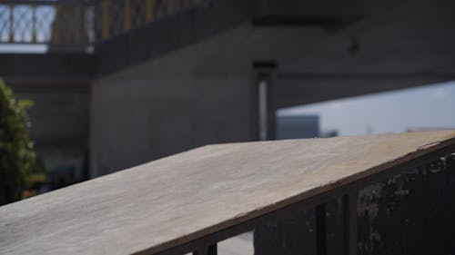 A Doing a Skateboard Trick on a Ramp