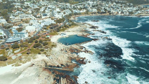 Drone Footage of Exotic Beach City