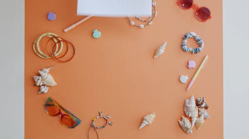 Woman Making a Flatlay Demonstration for July Month