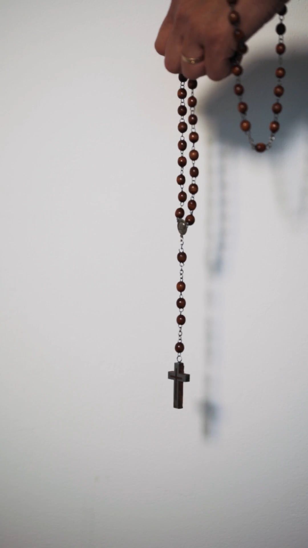 A Person Praying and Holding a Rosary Free Stock Video Footage, Royalty ...