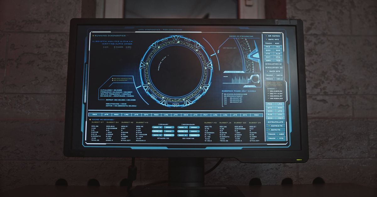 Computer Screen Hacking Tech Screen Computer Monitor with Hacking Program Free Stock Video Footage, Royalty ...