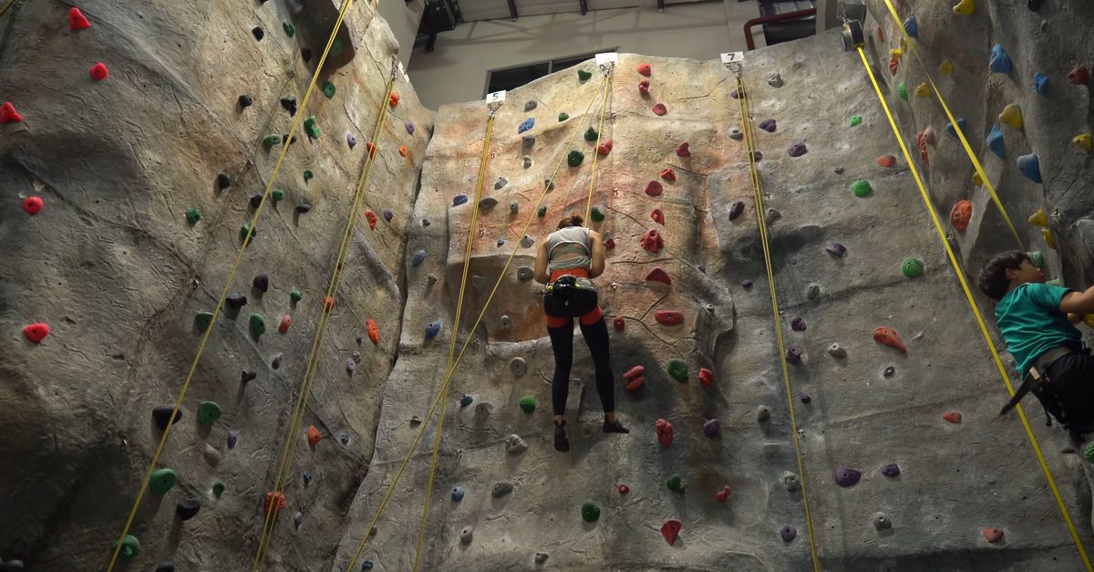 A Woman Rappelling Down Free Stock Video Footage, Royalty-Free 4K & HD ...