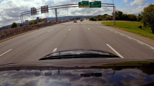 Cars Traveling on Expressway