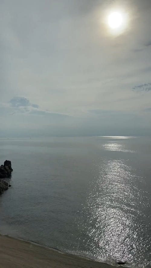 A Relaxing Beach View During Daytime