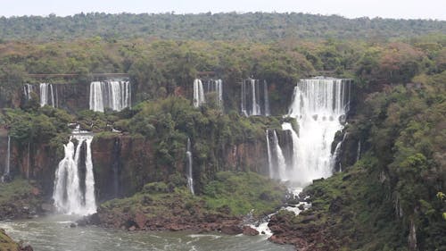 Scenic View of Waterfalls