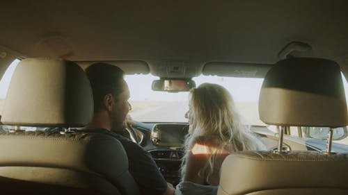 A Beautiful Couple on a Road Trip