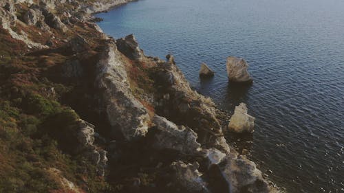 Aerial Footage of Cliff Coasts