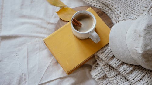 Woman Adding Envelope to the Autumn Mockup Items