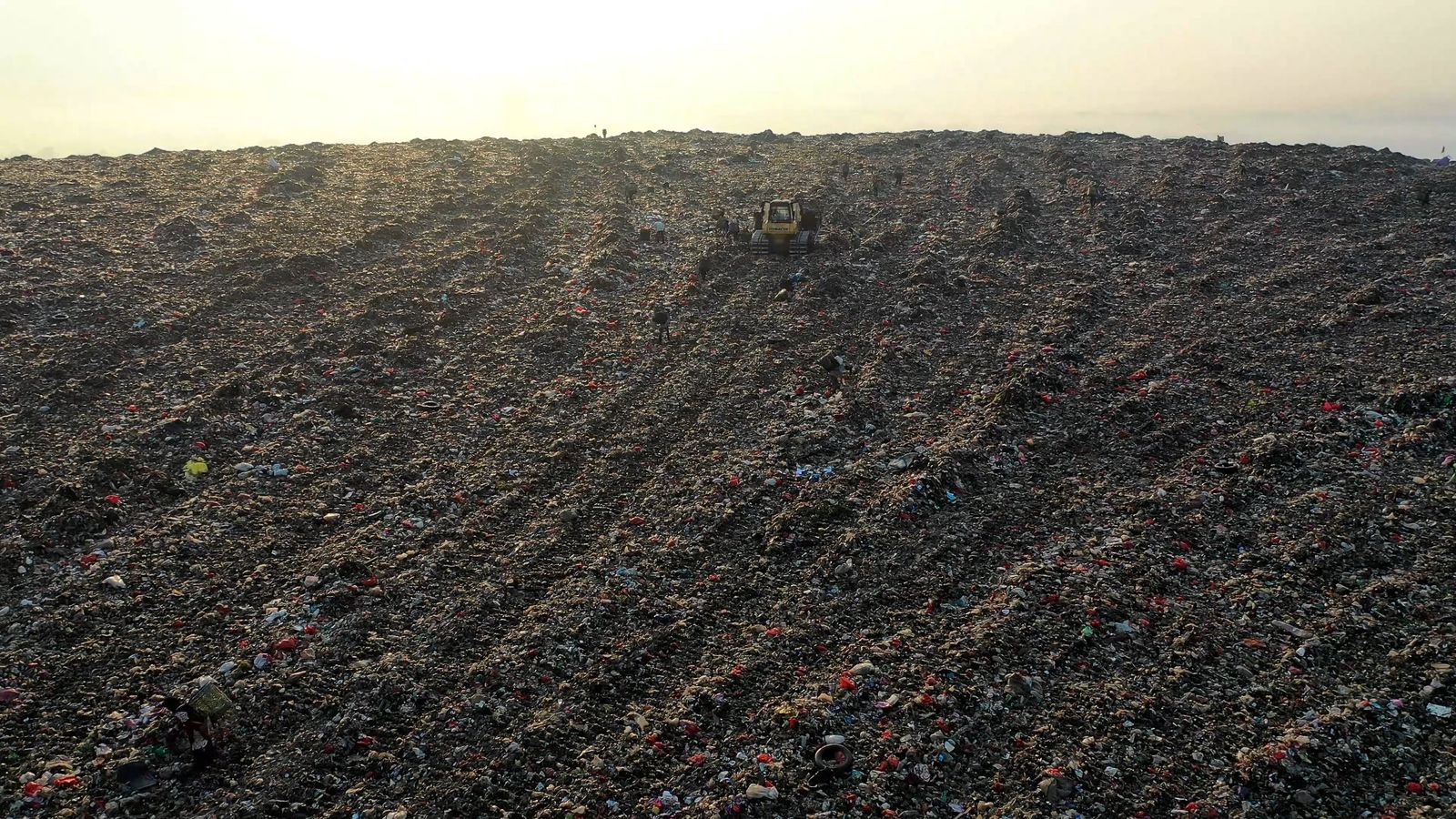 Aerial Shot of Dump Site Free Stock Video Footage, Royalty-Free 4K & HD ...