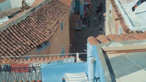 Aerial View of a Moroccan City