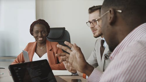 Business People Having a Meeting