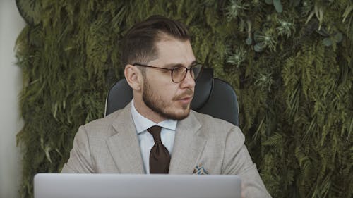 Man Conducting a Job Interview