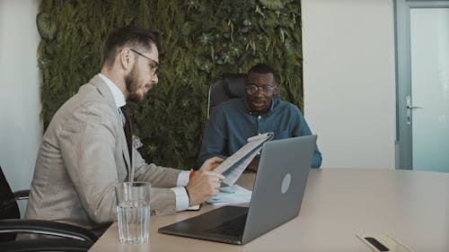 Young Man in Job Interview