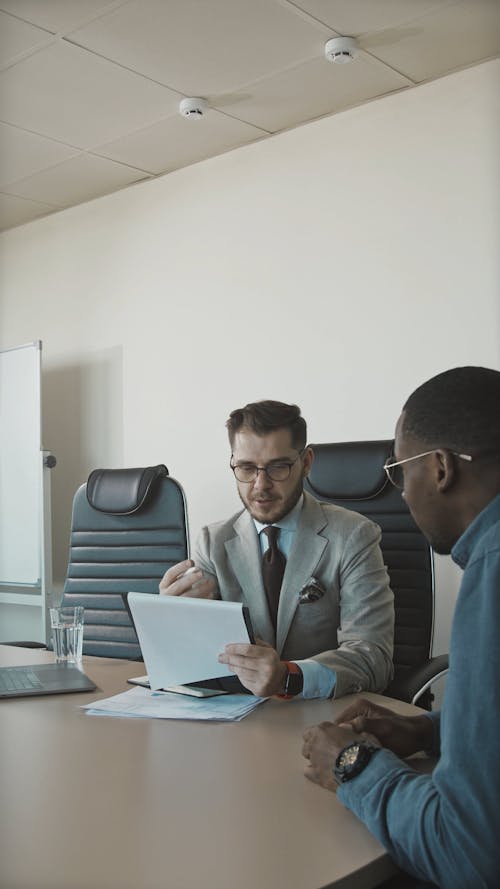 Young Man in Job Interview