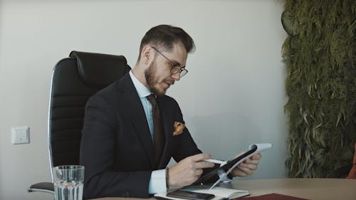 An Interviewer Shaking Hands with an Applicant