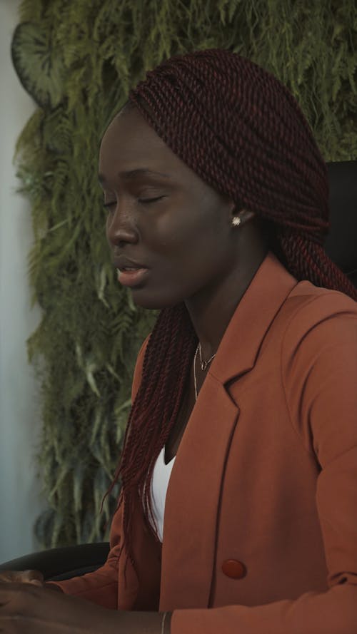 Young Woman in Job Interview