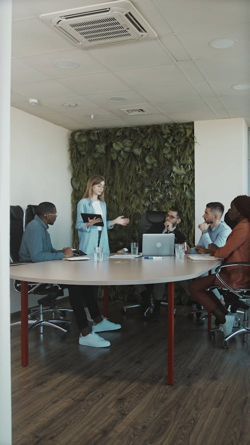 People in Office Meeting