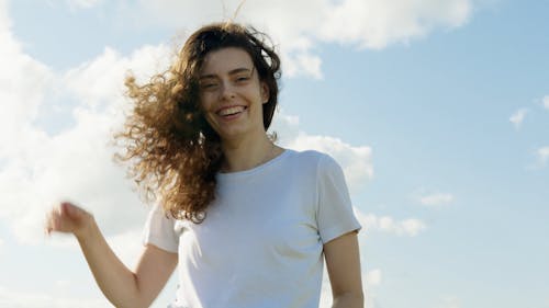 Woman Modeling and Posing on the Outdoors